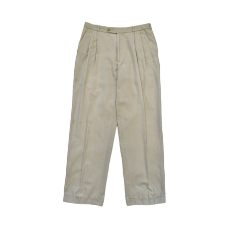 Vintage Linen Two Tuck Slacks