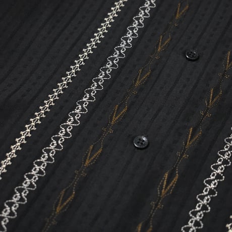 Embroidery Stand Collar L/S Shirt