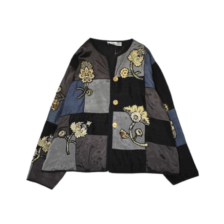 Flower Embroidery Goblin Design Jacket