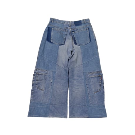"Remake by VERS" Switching Flare Denim Pants