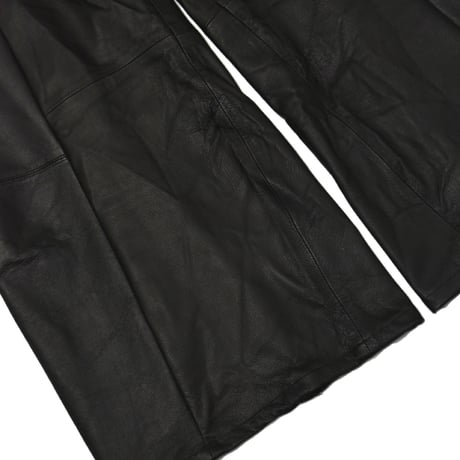“Remake by VERS” Leather Flare wide Pants