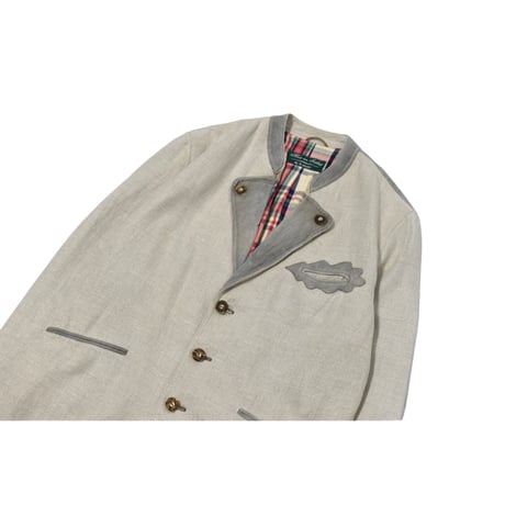 EURO Vintage Tyrolean Linen Jacket