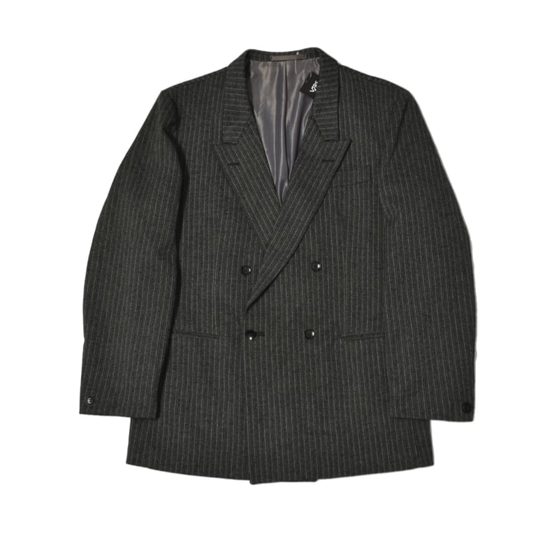 EURO Vintage DDR Double Breasted Pinstripe Tail