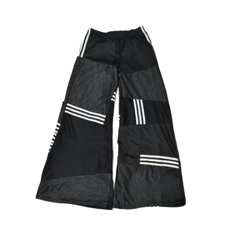 "Remake by  VERS" Random Stripe Flare Track Pants