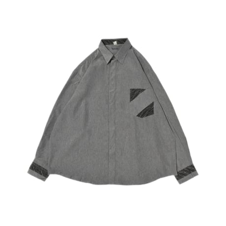 Fly Front Design L/S Shirt