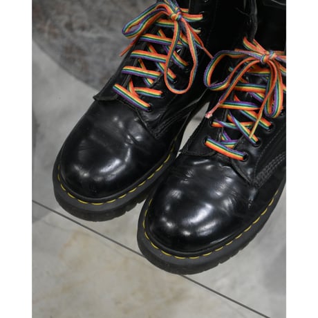 Dr.Martens Black Smooth 8hole Boots