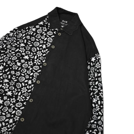 Vintage Switching Design L/S Shirt
