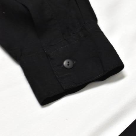 Vintage Embroidery Switching L/S Shirt