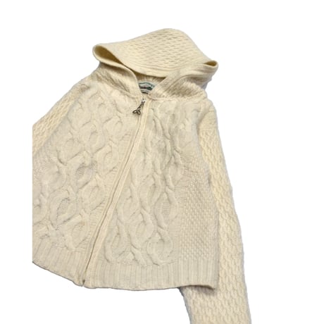 Ireland Aran Knit Zip Hoodie