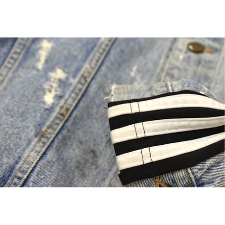 VERS Remake Side Stripe Denim Jacket & Pants [SET-UP]