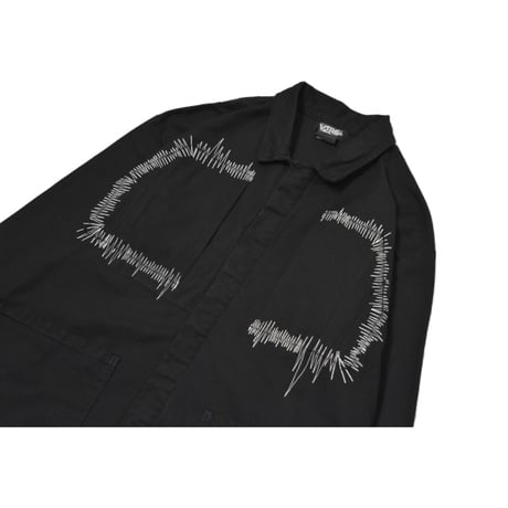 "Remake by VERS" Irregular Embroidery French Work Jacket