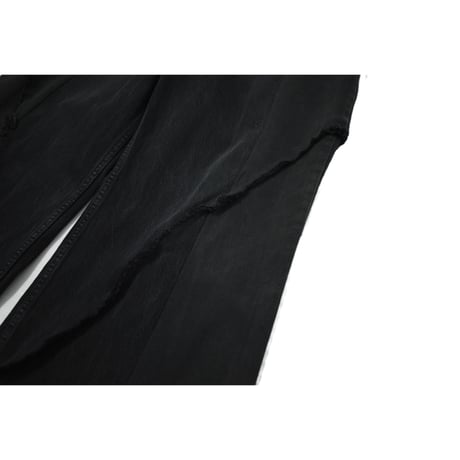 "Remake by VERS" Fringe Damage Flare Denim Pants