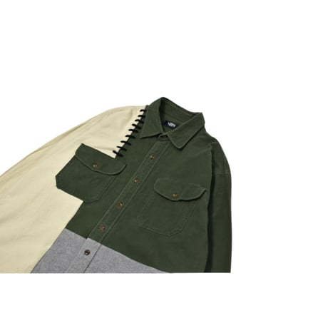 "Remake by VERS" Docking Chamois Cloth L/S Shirt