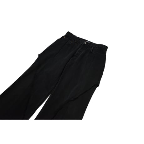 "Remake by VERS" Fringe Damage Flare Denim Pants