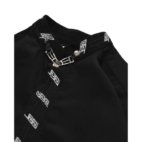 Embroidery Fly Front L/S Shirt