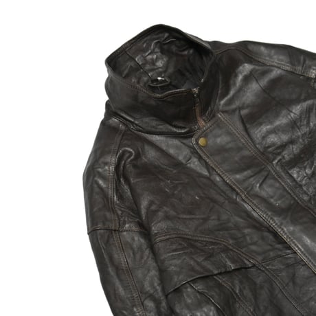 Vintage Short Length Real Leather Jacket