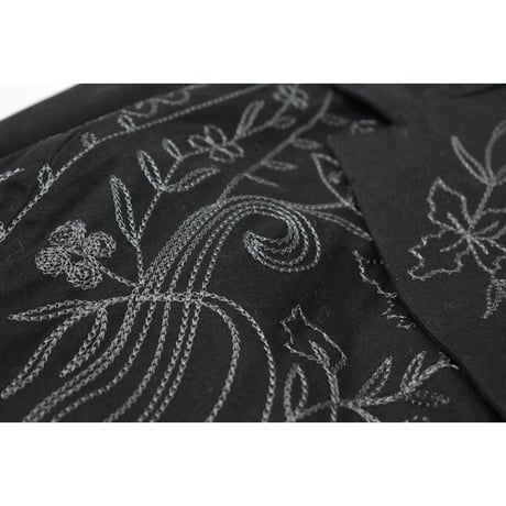 Flower Embroidery Design Jacket