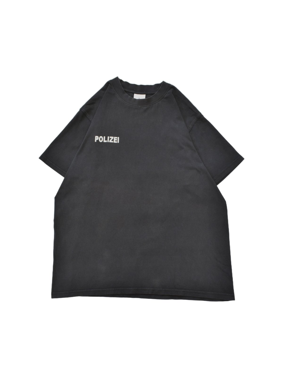 German POLIZEI Back Print T-Shirt | 水戸 古着屋 VERS