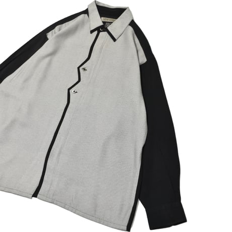 Vintage Fly Front Design L/S Shirt