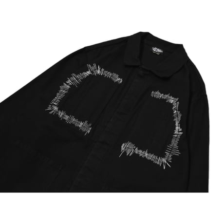 "Remake by VERS" Irregular Embroidery French Work Jacket