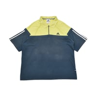 90s adidas Tech Half Zip Polo Shirt