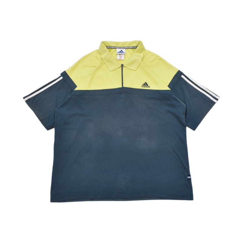 90s adidas Tech Half Zip Polo Shirt | 水戸 古着屋 VE