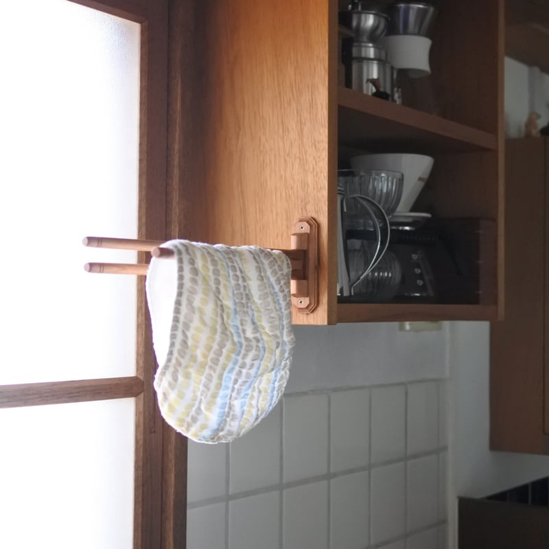 ☆お値下げ☆チェリー材のふきん掛け 新品未使用 家具工房nicom ふきん掛け ※当面再販の予定はありません | nikom - online store