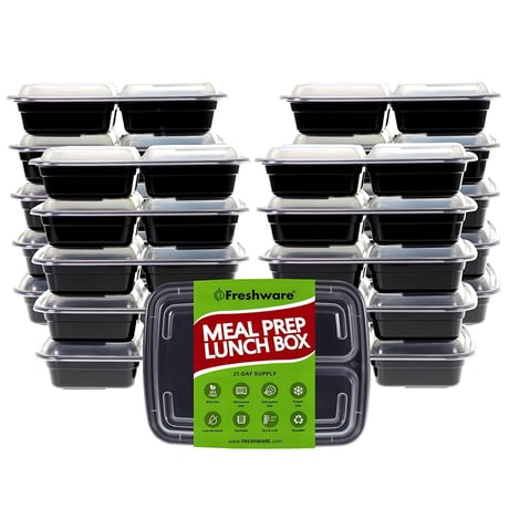 【お得】Freshware社 ミールプレップコンテナー (21パック)