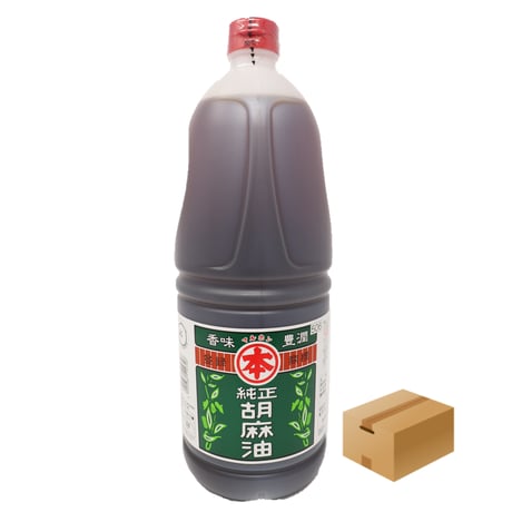 ［12］マルホン 純正胡麻油 一升ポリ 1650g ✕6本入　1箱　業務用　お買い得！！