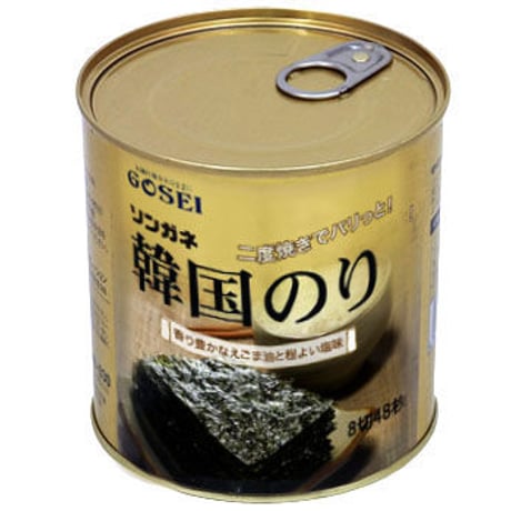 [18]  ソンガネ韓国のり(缶) 25g (8切48枚)✕12✕1箱【お取り寄せ品】