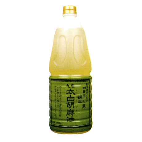 ※同梱発送不可【メーカーより直送】［794］九鬼太白純正胡麻油 1650g✕6入✕1箱 業務用