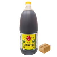 ［201］丸万印 純正胡麻油 一升ポリ 1650g ✕6入　1箱　業務用