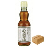 ※同梱発送不可【メーカーより直送】［135］九鬼ヤマシチ純正胡麻油 340g✕12✕1箱