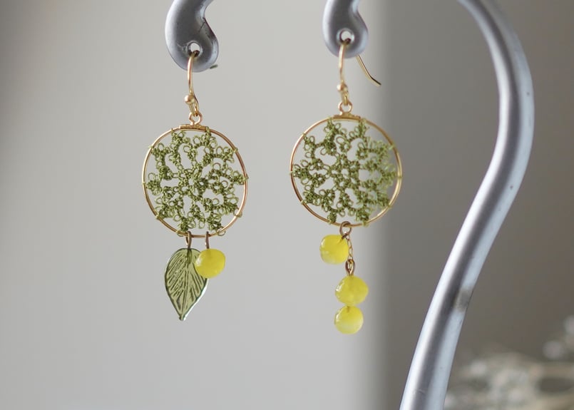 ♦︎数量限定♦︎春の詩《ミモザ》♦︎ピアス/イヤリング | filo