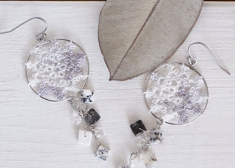 ♦︎《再販》10月誕生石＜デンドライトオパール＞♦︎White & gray 