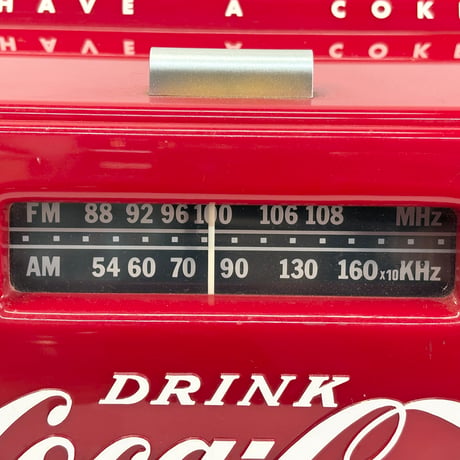 Coca-Cola クーラー型 ラジオ・カセットテーププレイヤー