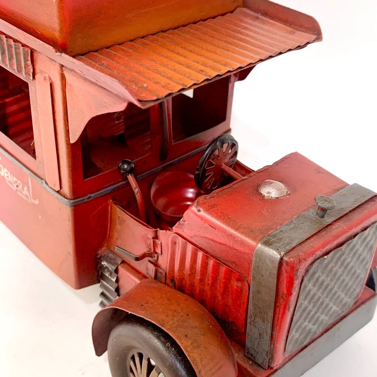 ブリキ ダブルデッカー ロンドンバス (アンティーク調) | 万国屋