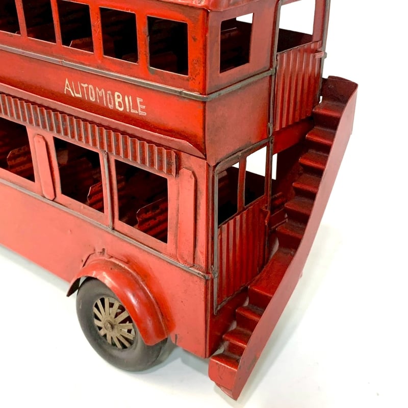 ブリキ ダブルデッカー ロンドンバス (アンティーク調) | 万国屋