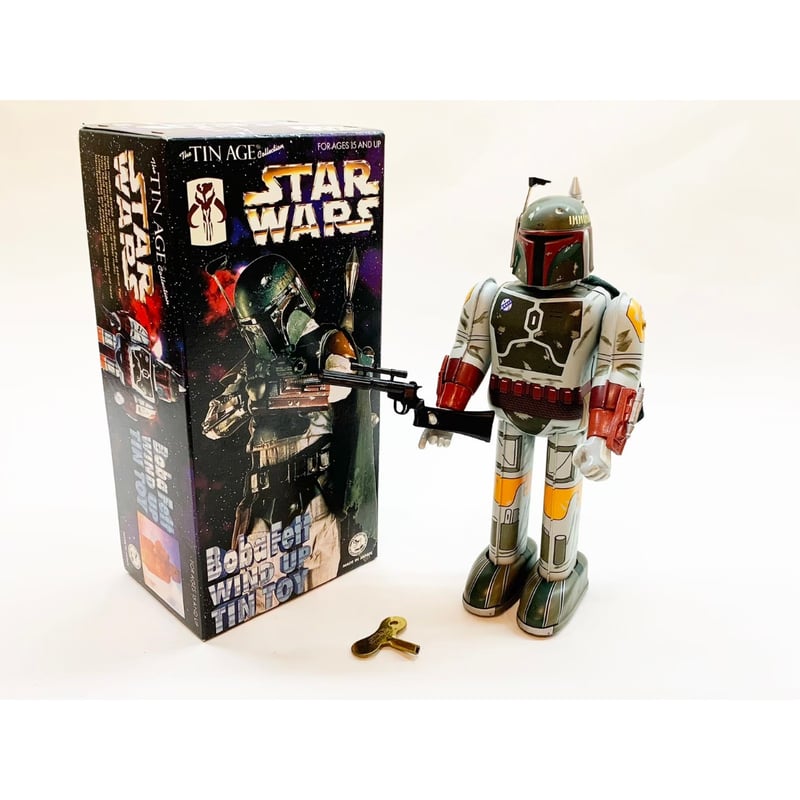 ゼンマイ歩行ブリキ ボバ・フェット STAR WARS Made in JAPAN ゼンマイ歩行ブリキ ボバ・フェット STAR WARS Made in JAPAN