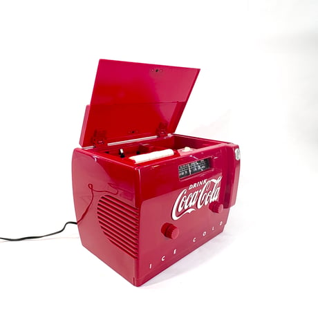 Coca-Cola クーラー型 ラジオ・カセットテーププレイヤー