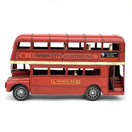 ブリキ　ロンドンバス　ダブルデッカー