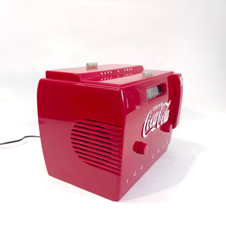Coca-Cola クーラー型 ラジオ・カセットテーププレイヤー