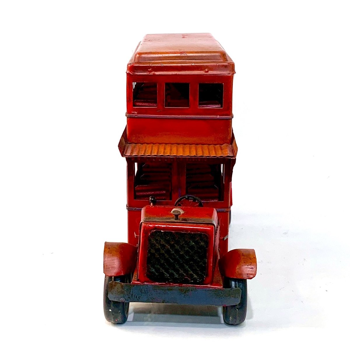 ブリキ ダブルデッカー ロンドンバス (アンティーク調) | 万国屋