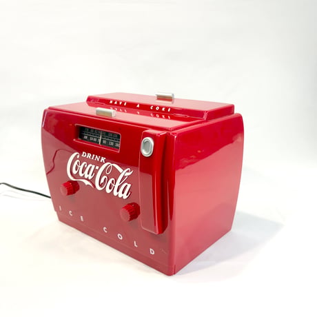 Coca-Cola クーラー型 ラジオ・カセットテーププレイヤー