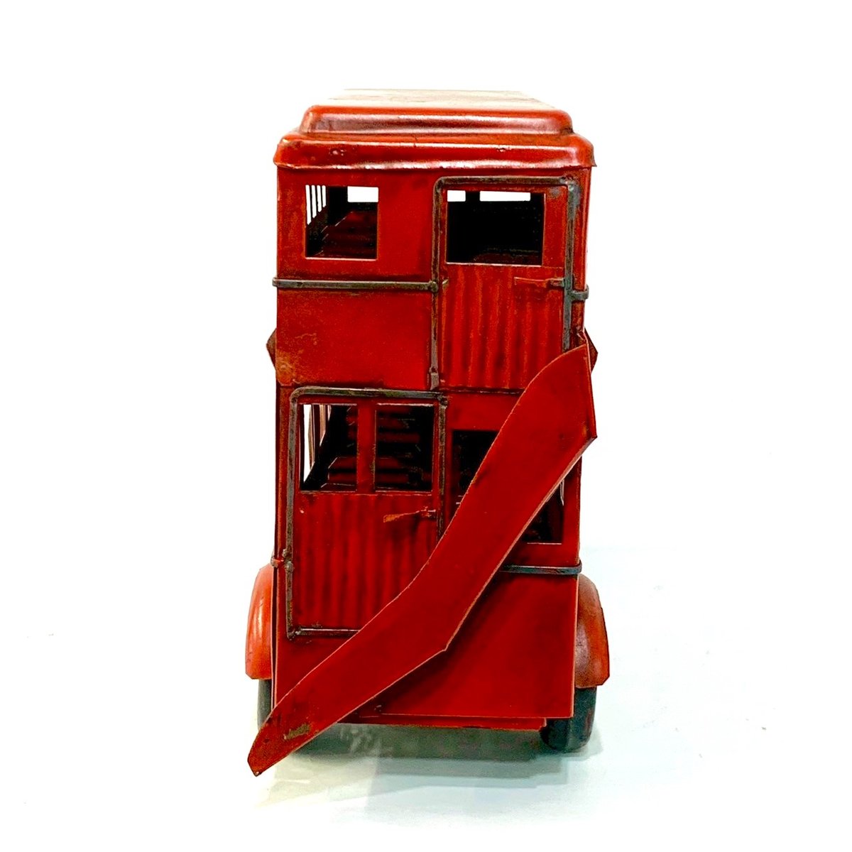 ブリキ ダブルデッカー ロンドンバス (アンティーク調) | 万国屋