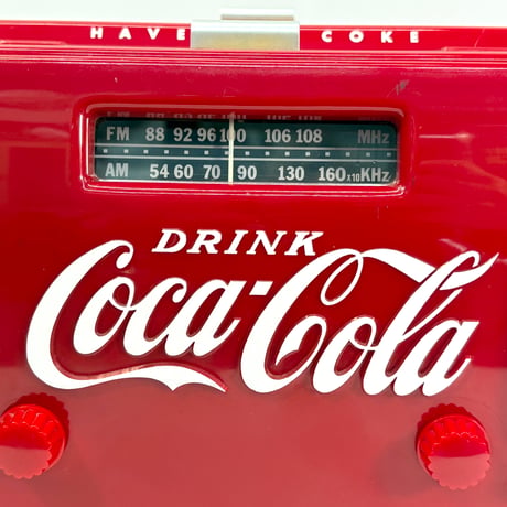 Coca-Cola クーラー型 ラジオ・カセットテーププレイヤー