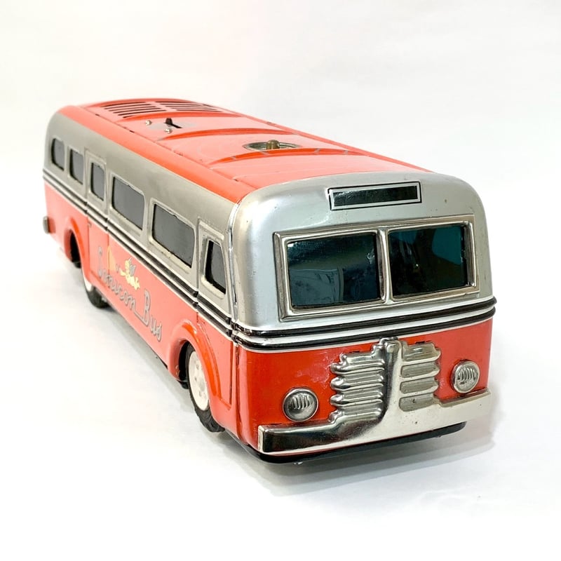 超激レア マスダヤ ブリキ ソニコンバス 赤 ブリキ製　昭和レトロ　増田屋 超激レア マスダヤ ブリキ ソニコンバス 赤 ブリキ製 昭和レトロ 増田屋