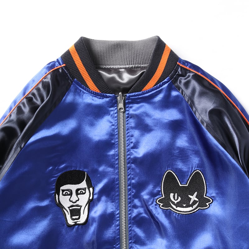 FOR THE BOYS MADNESS スカジャン FOR THE BOYS MADNESS スカジャン XL PDSxNONSENSE JP］妖怪スカジャン