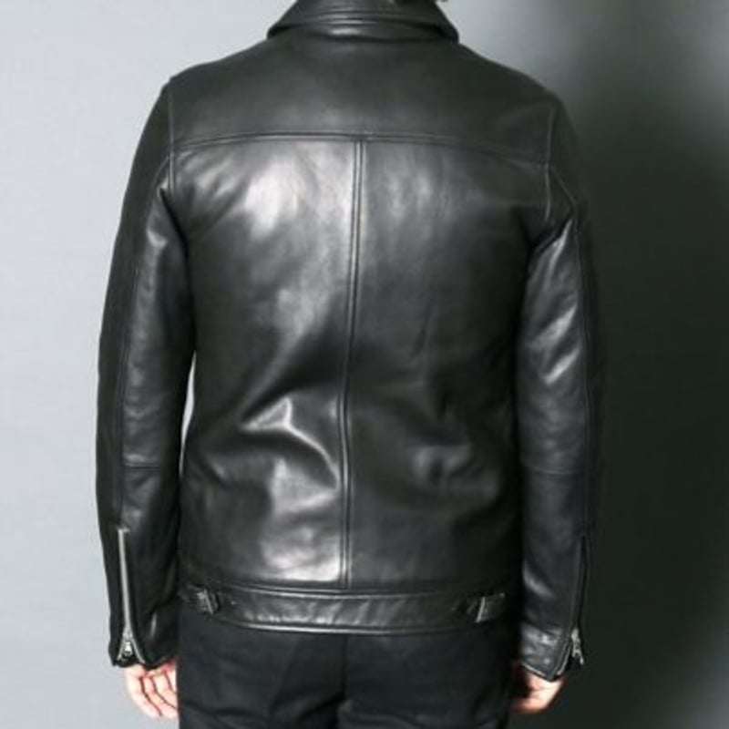 SHEEP LEATHER QUILTING LINING SINGLE RIDERS JKT