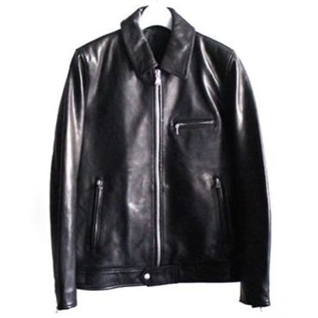 ジャケット・アウター Magine SHEEP LEATHER SINGLE RIDERS JKT M Sheep Leather Single Riders Collared Jacket